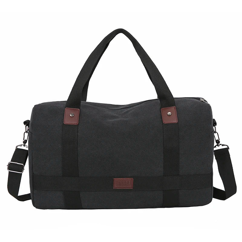 Men's Versatile Canvas Travel Bag | Large Capacity Weekend Duffel