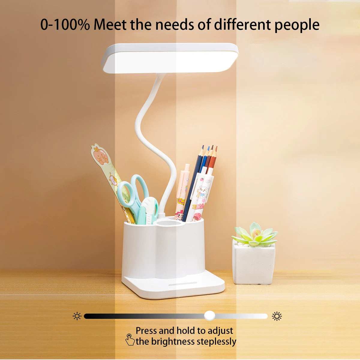 USB LED Table Lamp | Eye Protection Adjustable Reading Light