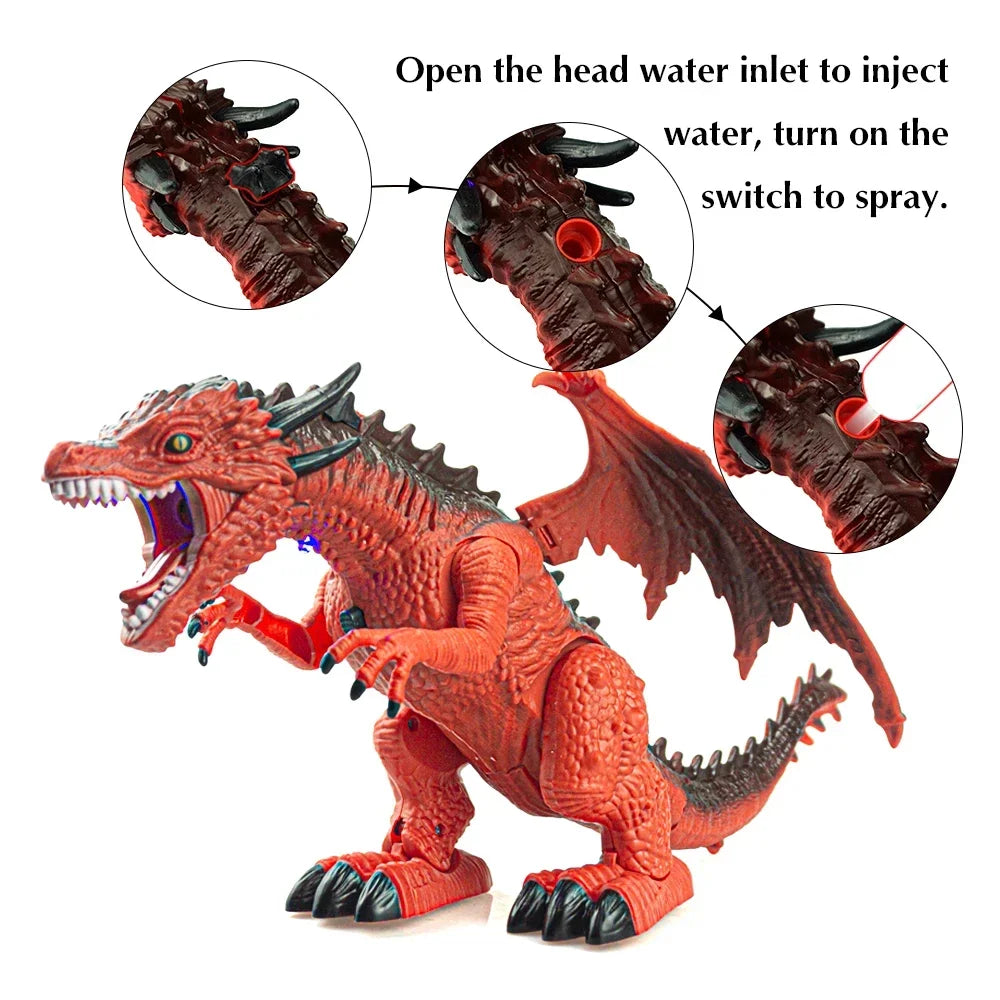 Remote Control Dinosaur Toy | Interactive LED Lights & Sounds