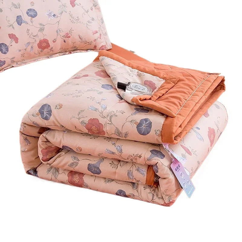 Comfortable Summer Cool Quilt Set | Lightweight Breathable Comforter