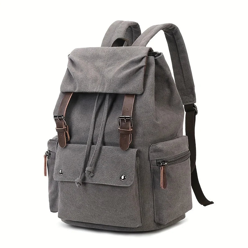 Stylish Large Capacity Canvas Backpack | Unisex Travel Bag