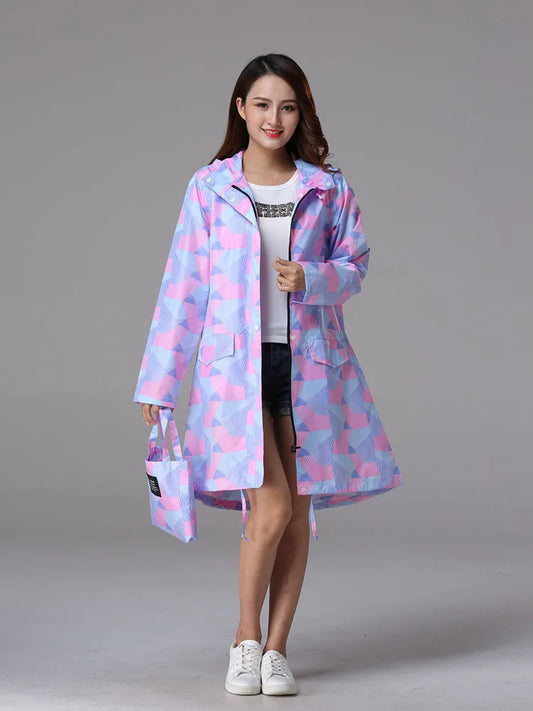 Waterproof Fashionable Raincoat for Adults | Stylish & Portable