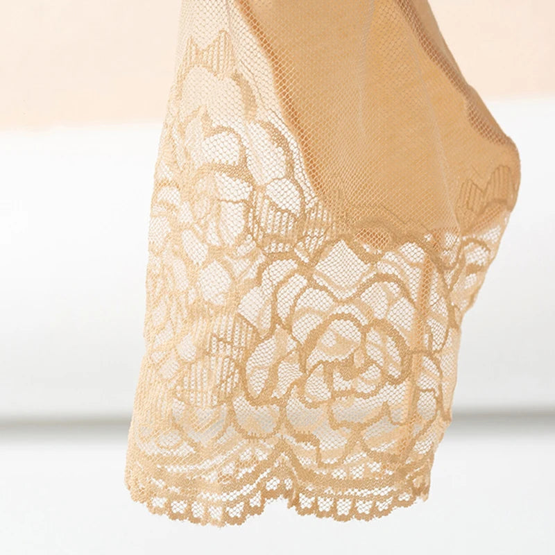 Invisible Lace Socks for Women | Non-Slip Thin Boat Socks