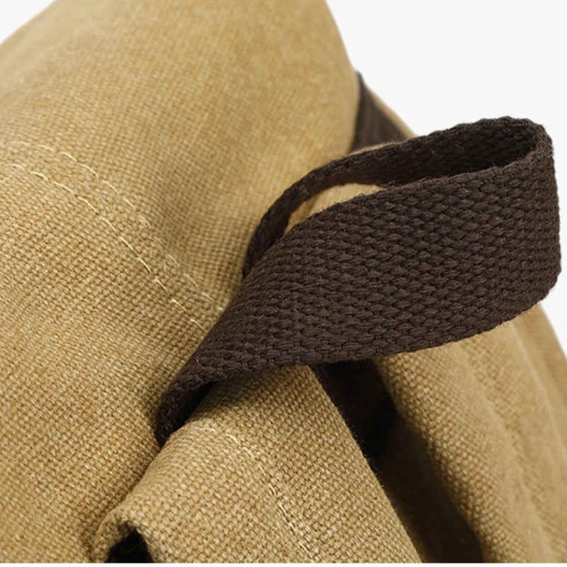 Vintage Canvas Backpack | Spacious Hiking & Travel Bag