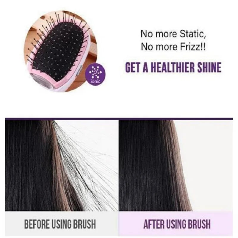 Black Ionic Styling Hairbrush | Enhance Shine & Manageability