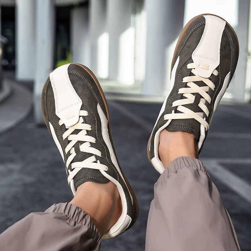 Men's Casual Wide Toe Box Sneakers | Comfortable Non-Slip Trainers