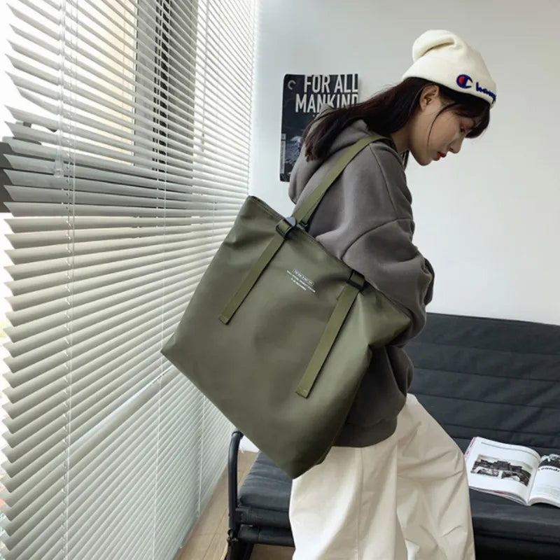 Unisex Large Capacity Waterproof Shoulder Bag | Multi-Function Tote