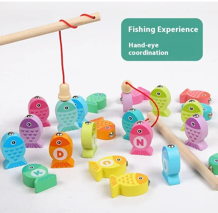 Wooden Fishing Toys for Kids | Fun Montessori Learning Game