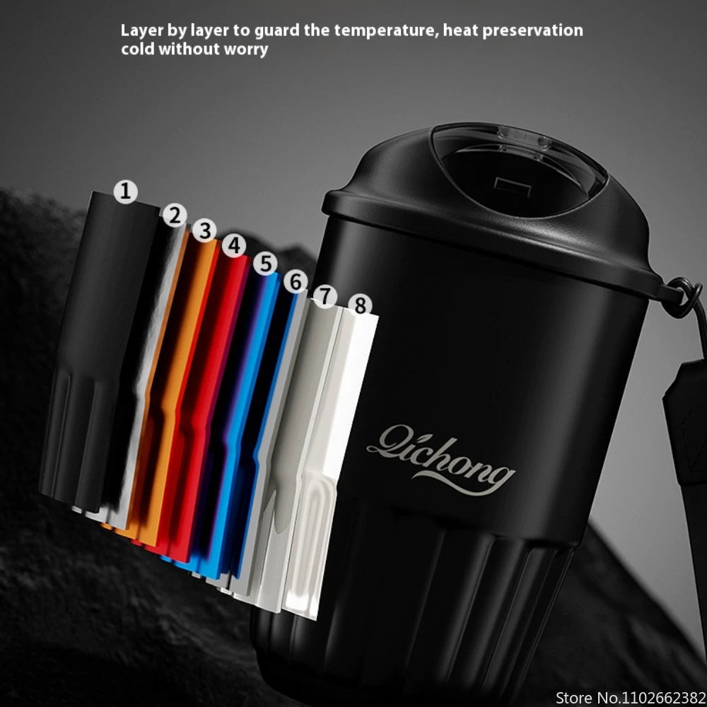 Vacuum Insulated Travel Coffee Mug | 410ML Ceramic Liner Tumbler
