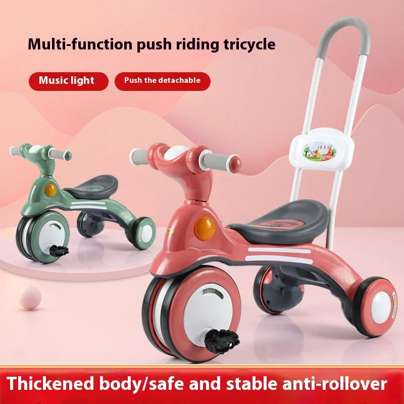 Safe & Fun Outdoor Kids Tricycle with Music | Perfect Pedal Bike