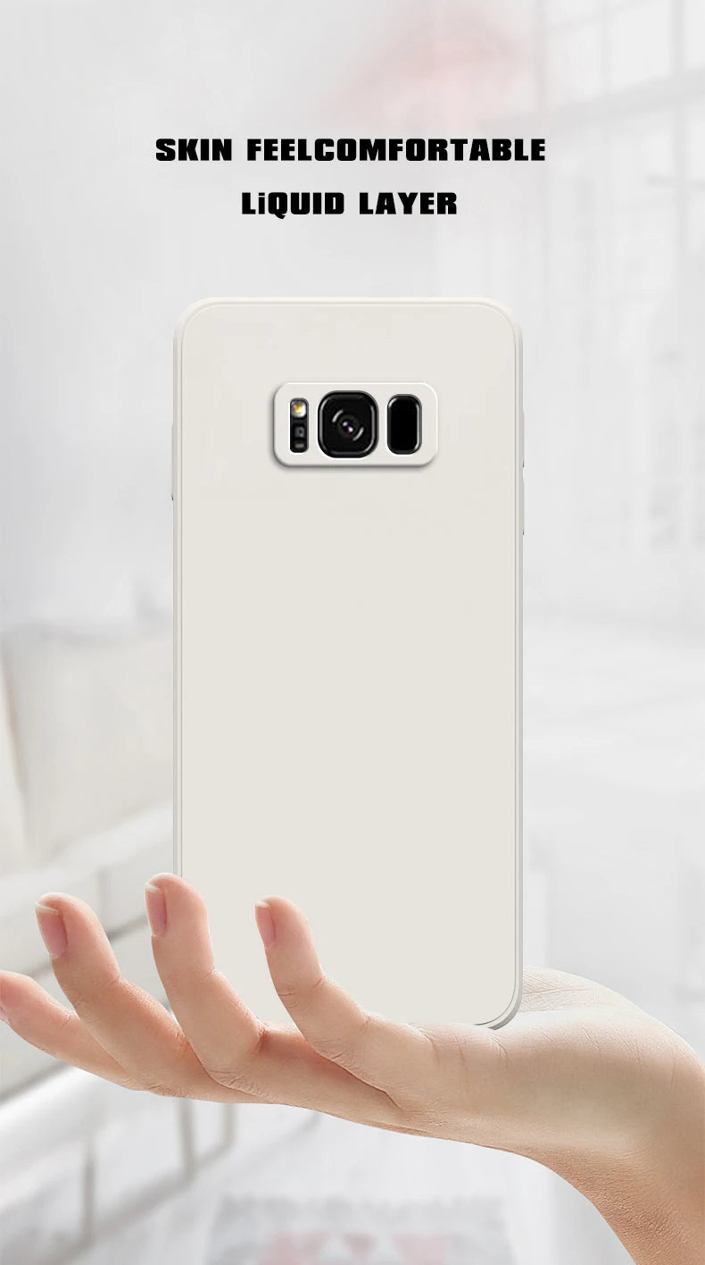 Soft Shockproof Silicone Phone Case for Galaxy Devices | Stylish Protection
