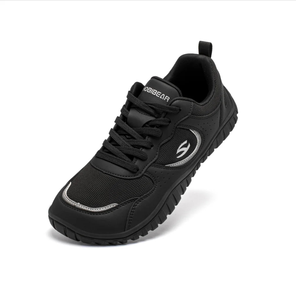Unisex Wide Toe Sneakers | Comfortable Lace Up Walking Shoes