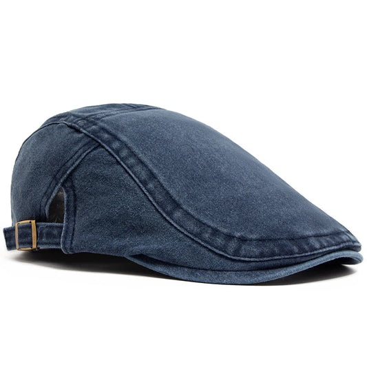 Vintage Cotton Beret for Men and Women | Adjustable Casual Fashion Hat