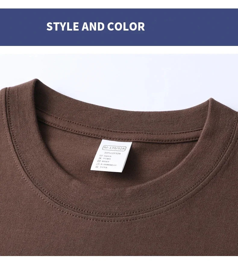 Men's Breathable Cotton Summer T-Shirt | Fashionable Short Sleeve Top