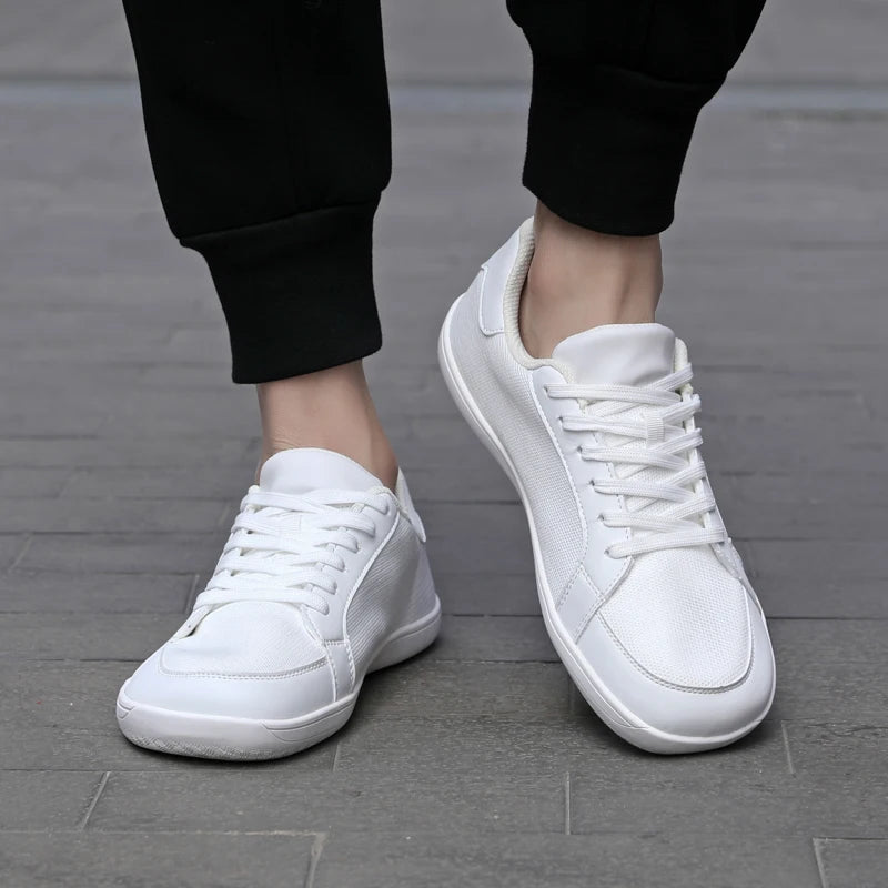 Men's Barefoot Wide Toe Box Walking Shoes Extra Width Minimalist Shoes Breathable Zero Drop Comfortable Shoes Fashion Sneakers