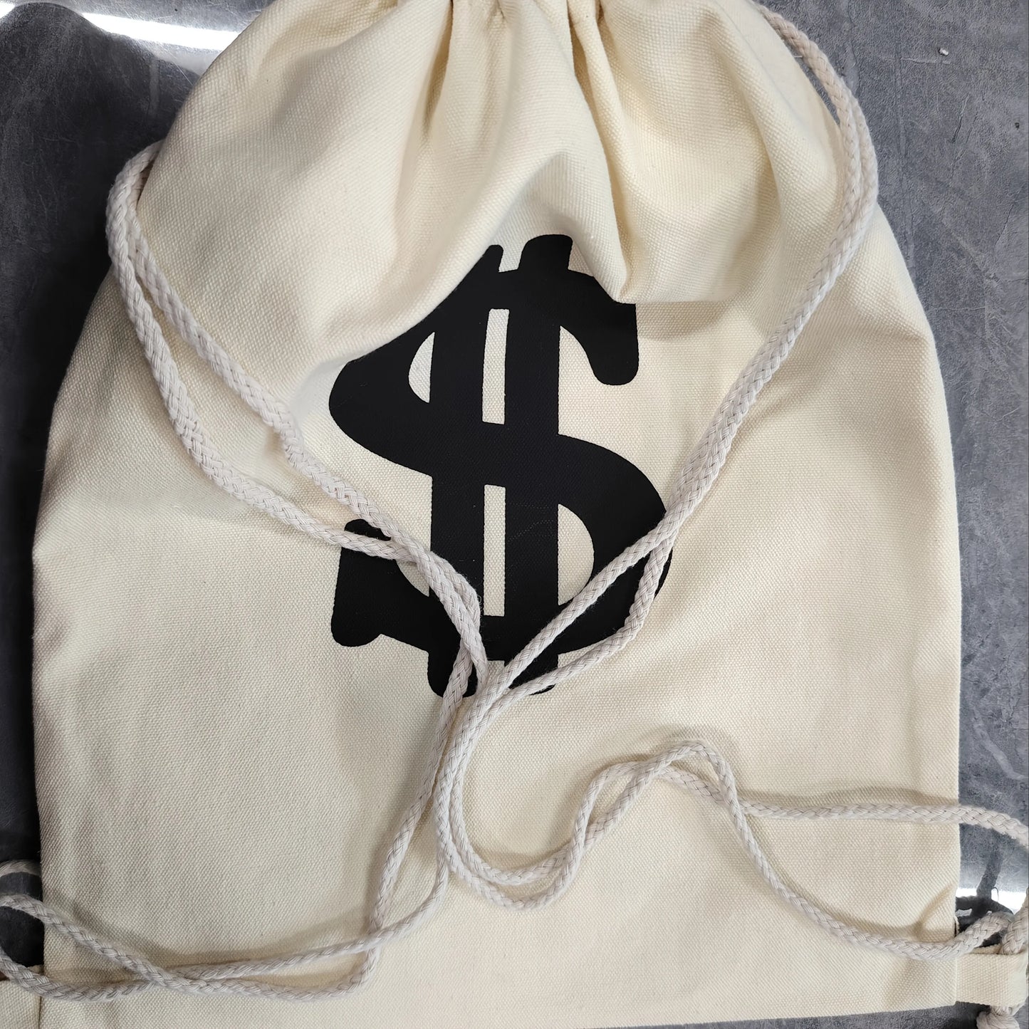 Reusable Dollar Sign Money Bag | Ideal for Gifts & Decor