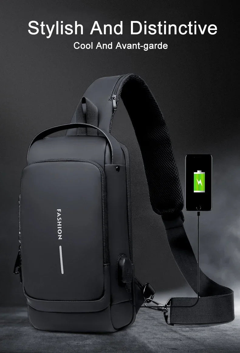 Multifunctional Sling Shoulder Bag | Versatile Travel & School Backpack