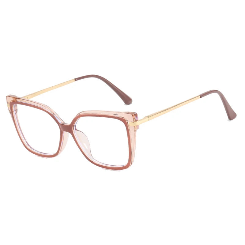 Stylish Retro Square Glasses Frame | Anti-Blue Light Protection