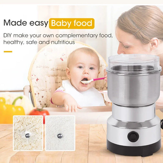 Mini picadora eléctrica para comida de bebé, café y especias | 300ml