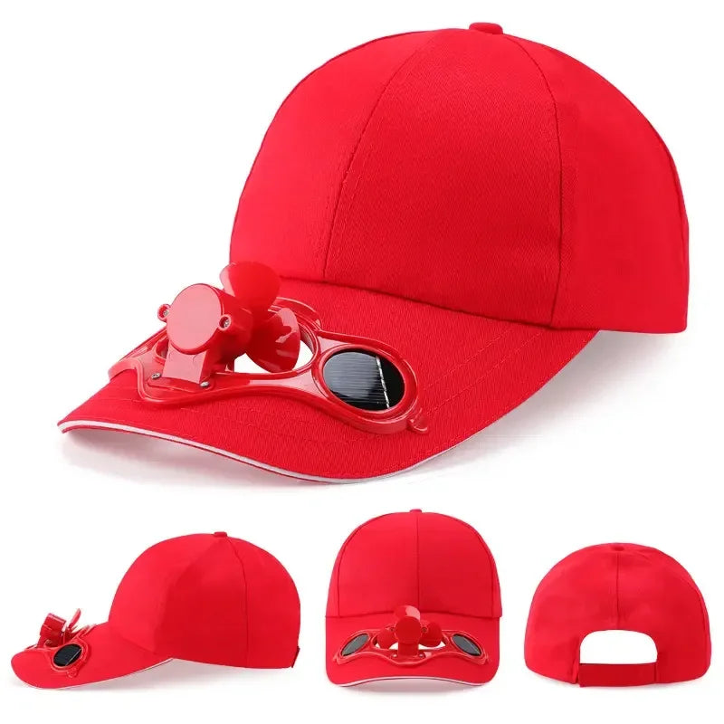 Solar Fan Cap | Lightweight UV Protection Baseball Hat for Summer