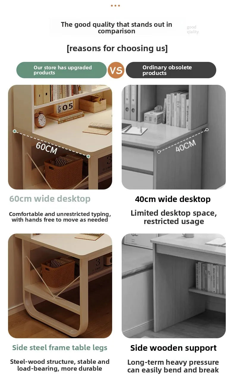 Simple and Stylish Desktop Computer Desk for Home Office