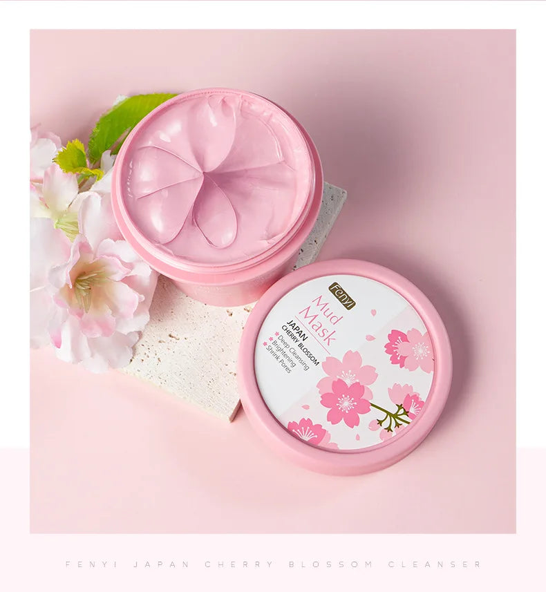 Sakura Mud Face Mask | Deep Clean Blackhead Control for Radiant Skin