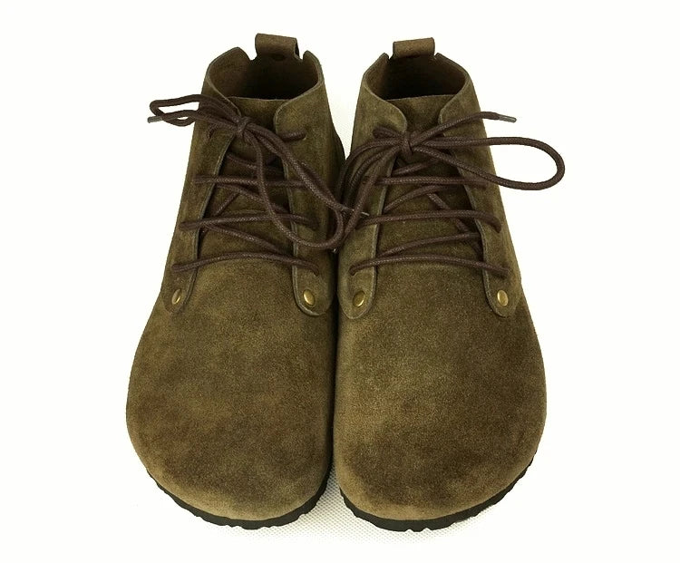 Handmade Genuine Leather High Top Women's Shoes | Stylish Casual Footwear