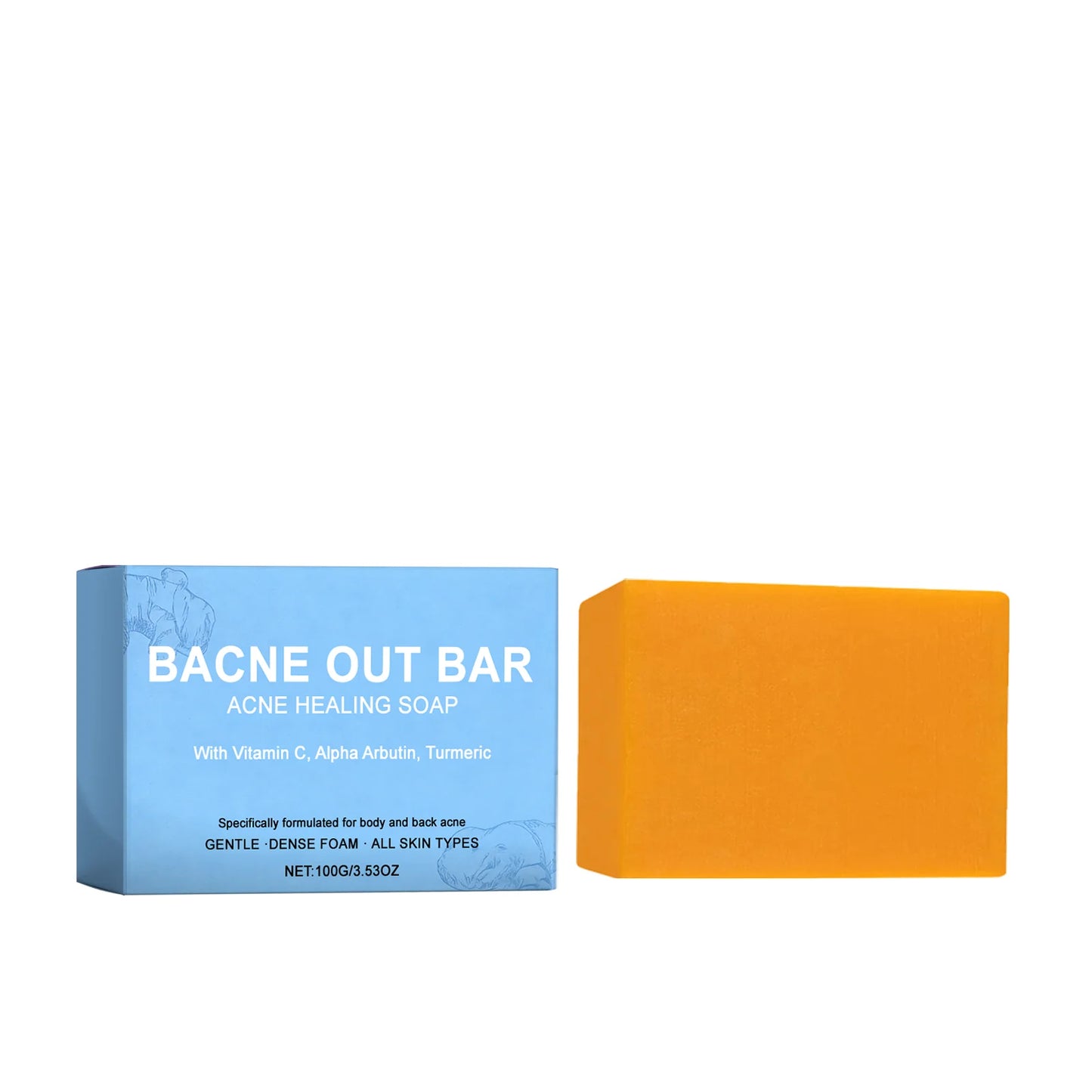 Turmeric Lightening Soap | Exfoliating Body Soap for Acne Control