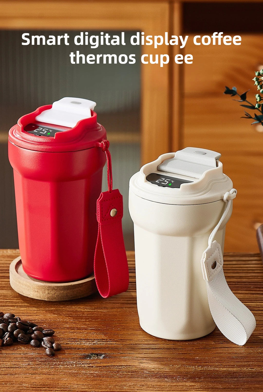 Vacuum Insulated Stainless Steel Travel Mug | Smart Temp Display