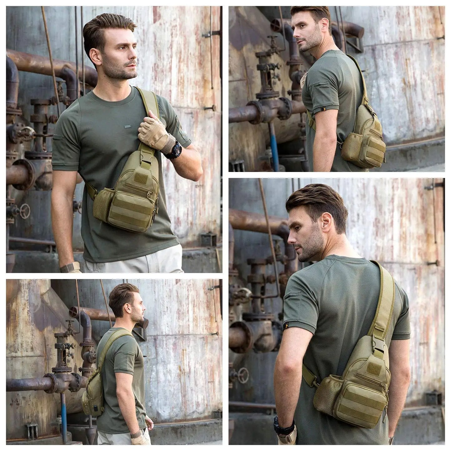 Men's Tactical Shoulder Bag | Versatile Outdoor Hiking Backpack