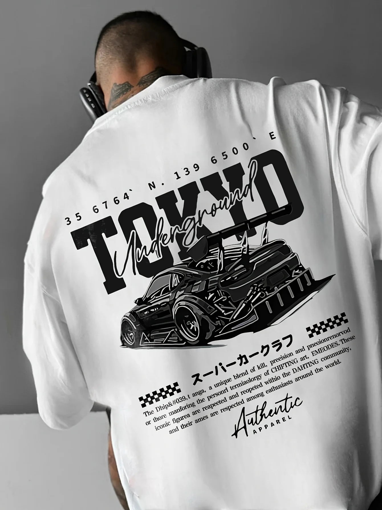 Men's Casual Racing Car Graphic T-Shirt | Stylish Comfort Top