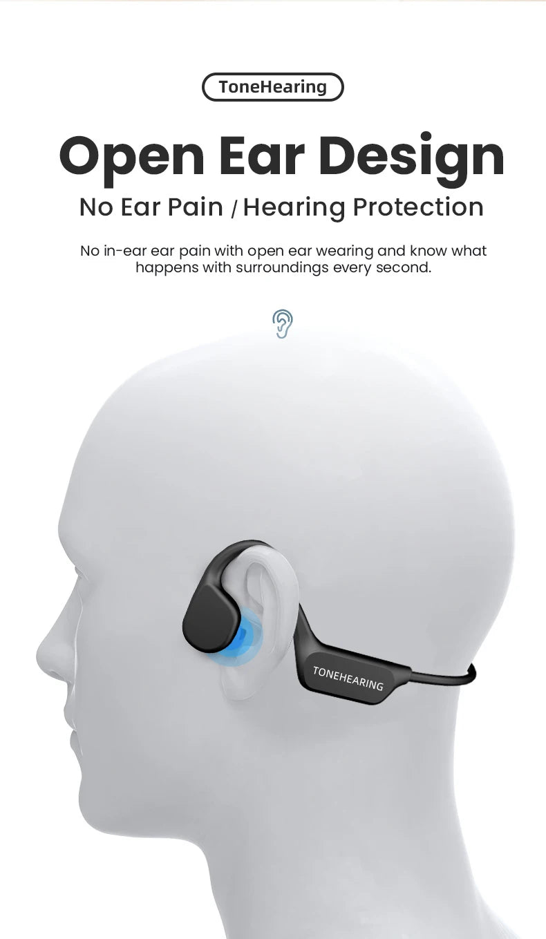 Bone Conduction Bluetooth Hearing Aid | Comfort & Clarity