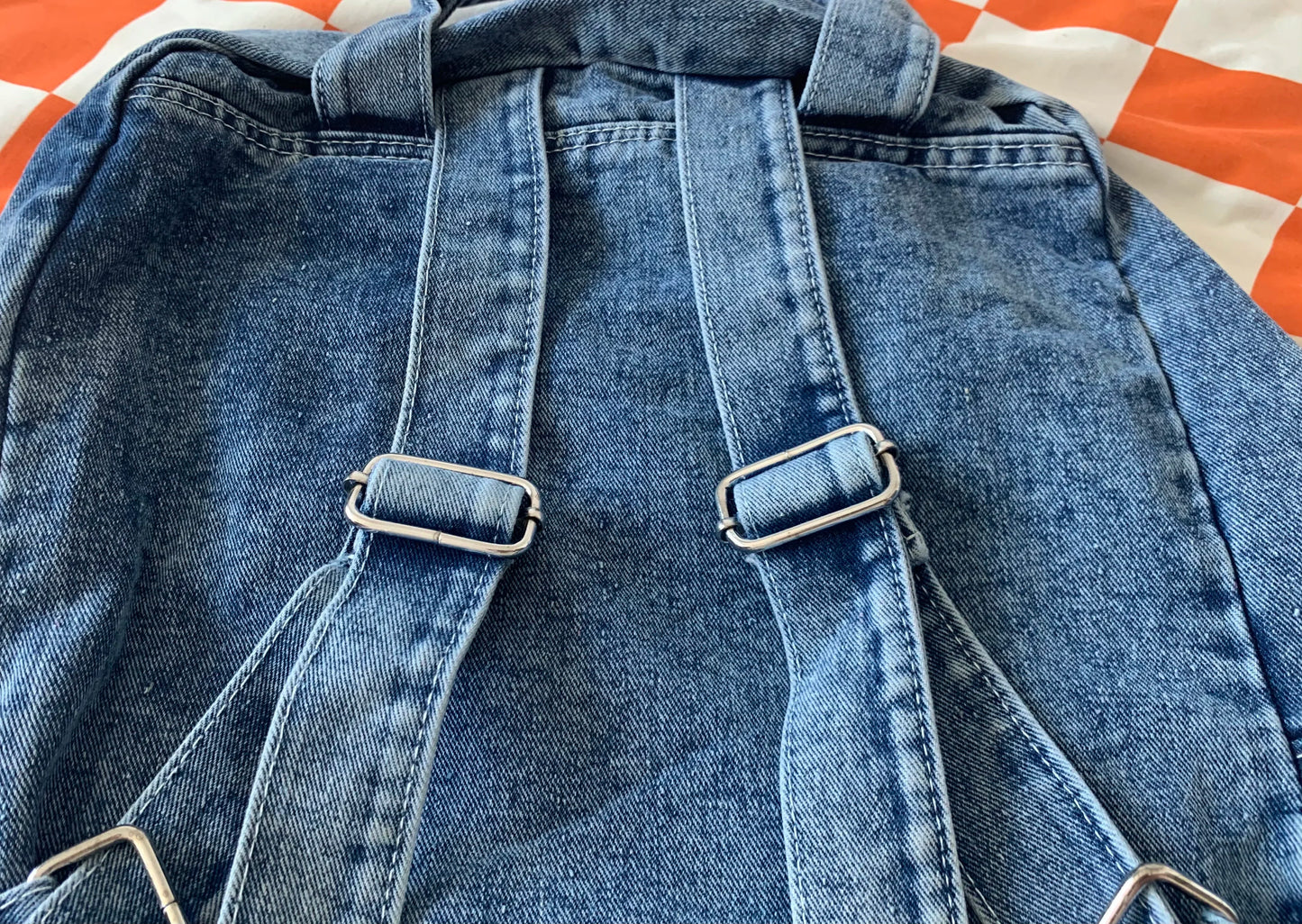 Casual Denim Backpack | Large Capacity Laptop Bag for School & Travel