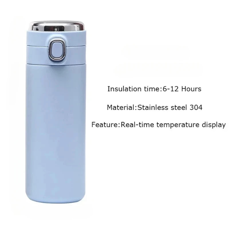 Smart Thermos Water Bottle with Digital Temperature Display