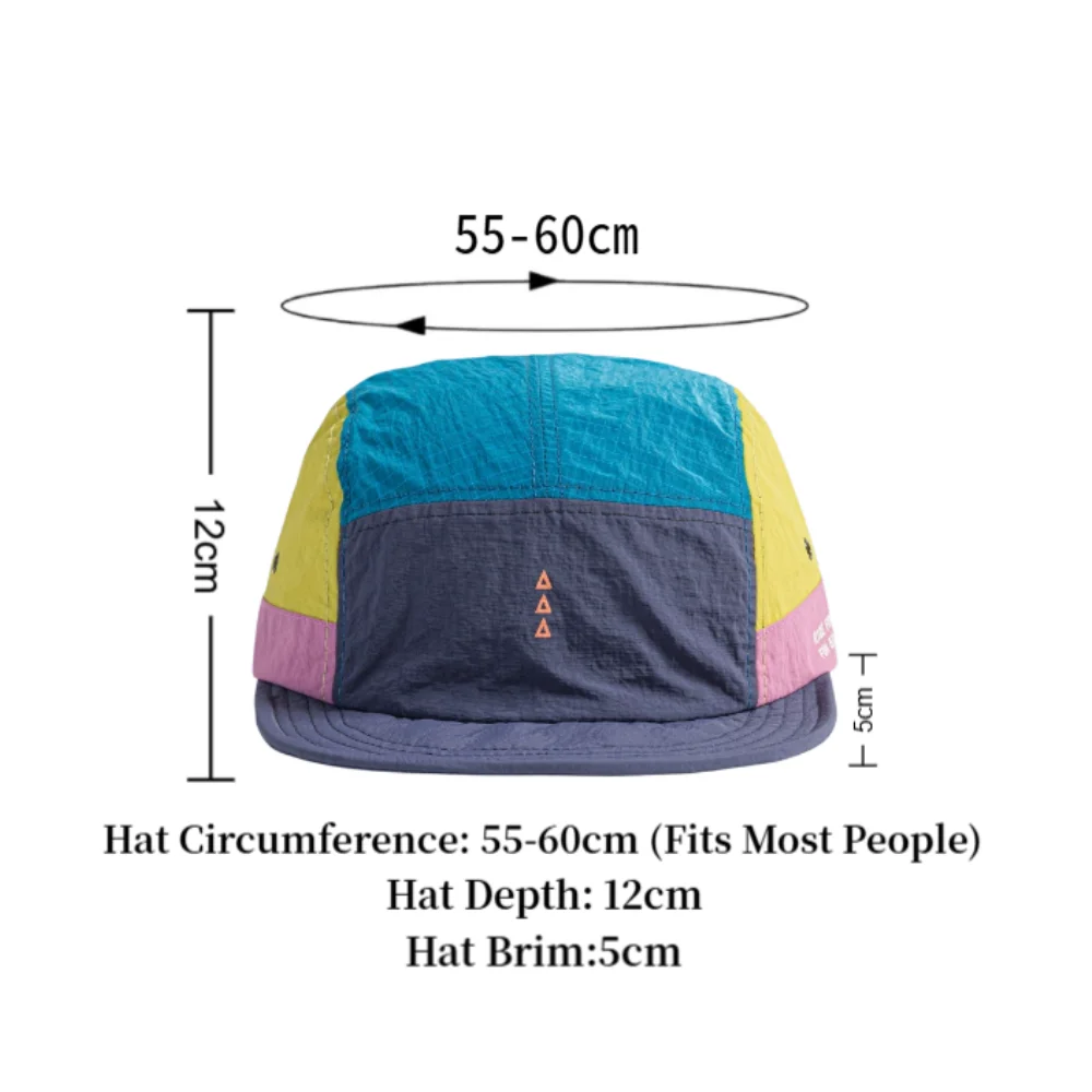 Waterproof Color Block Baseball Cap | Unisex Short Brim Hat