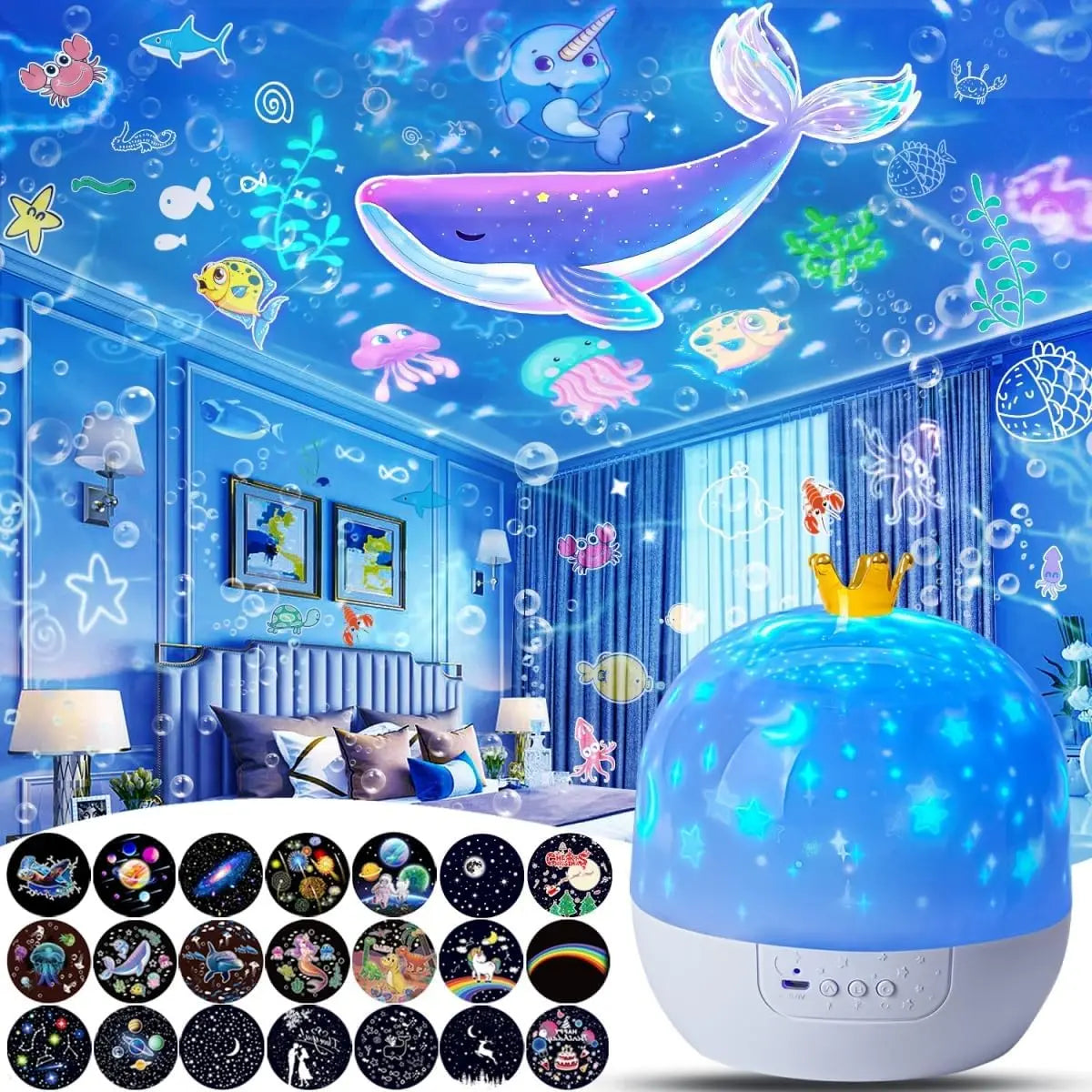 21-in-1 Star Galaxy Projector | Perfect for Kids' Room Decor