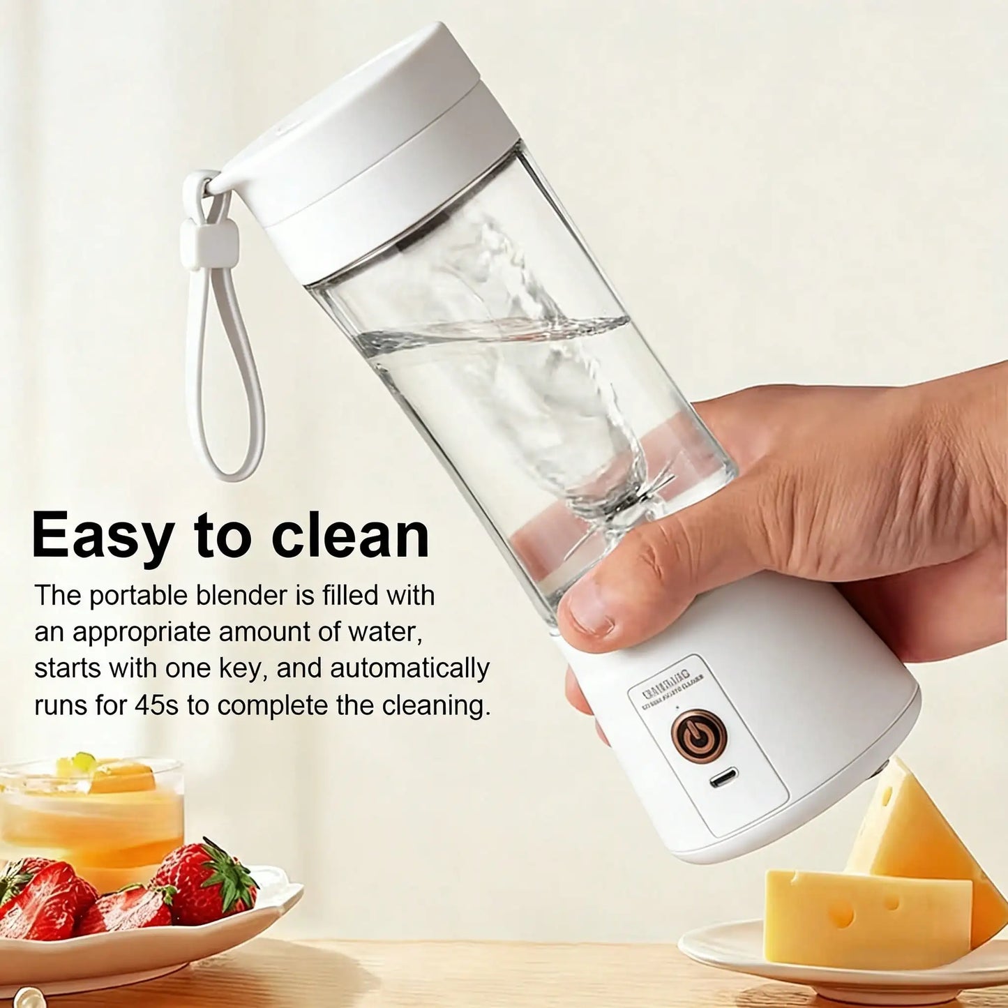 Portable USB Mini Blender | 3 Modes, Easy to Clean & Juice