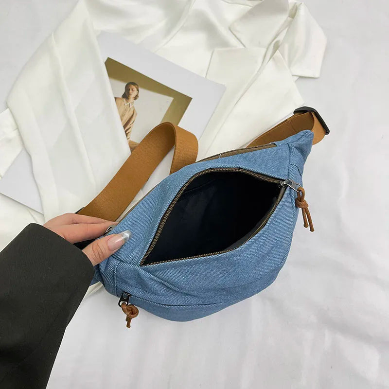 Casual Corduroy Belt Bags for Women | Stylish Fanny Pack