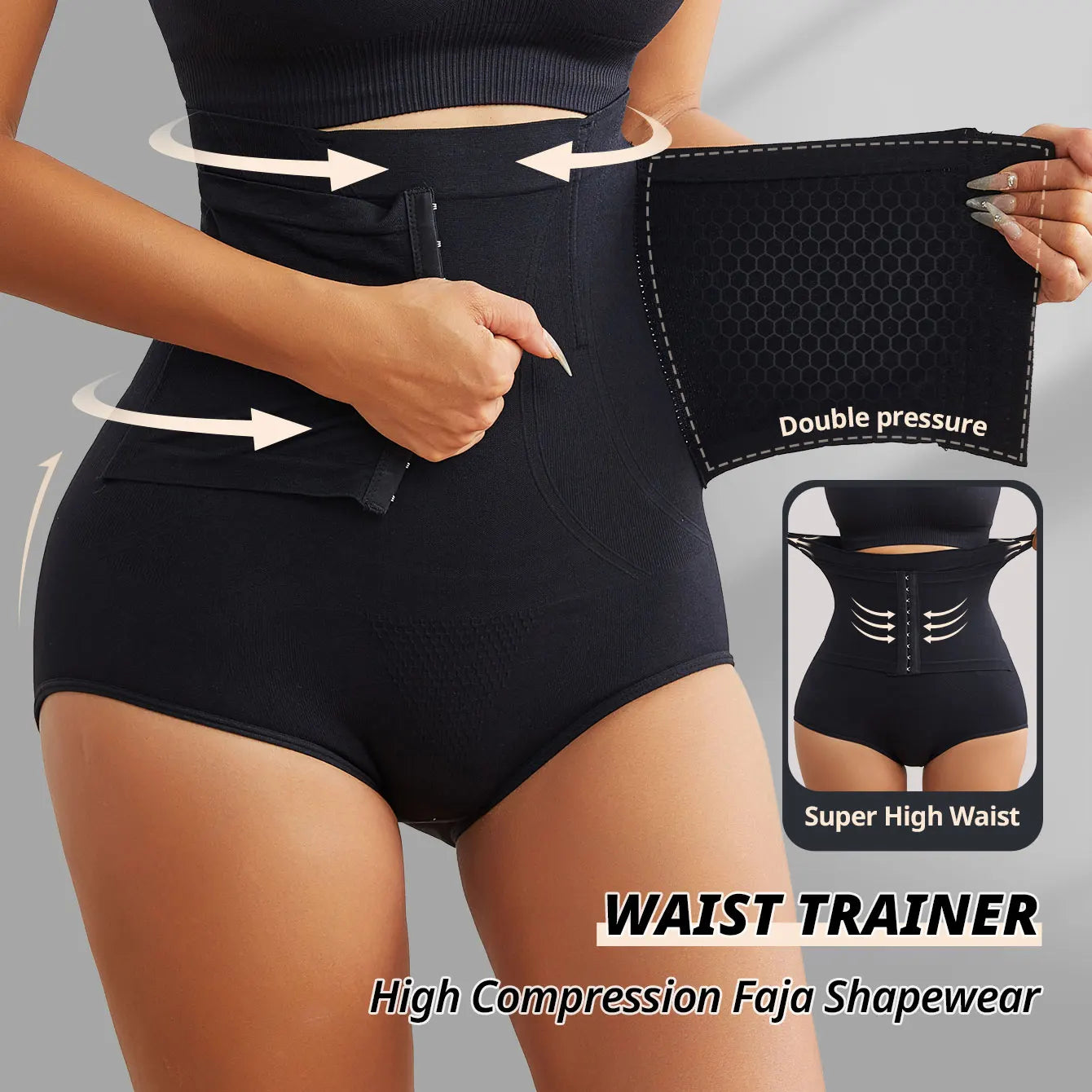 Women's Seamless High Waist Panty Briefs | Strong Compression Shaper