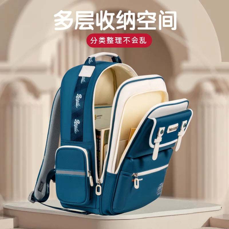 Kids Ergonomic Backpack with Spine Protection | Cloud-Design School Bag