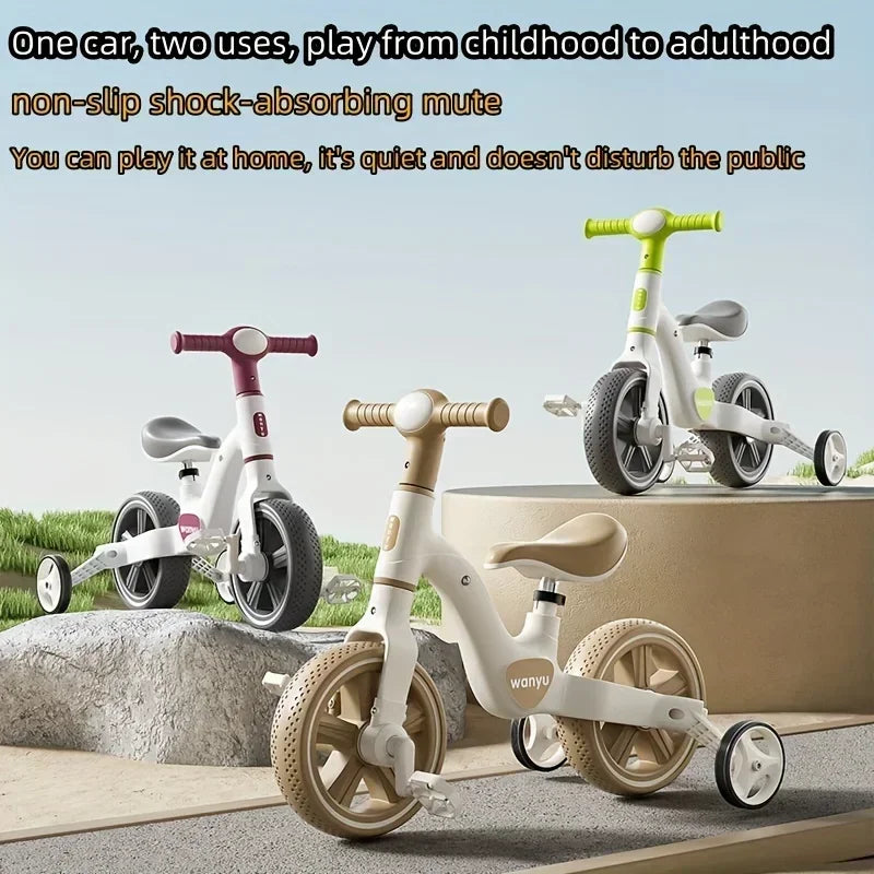 2-in-1 Kids Balance Bike & Trike | Lightweight Scooter for Kids