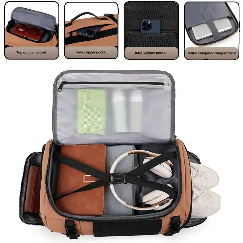 Men's Lightweight Travel Backpack | Versatile for Business & Hiking