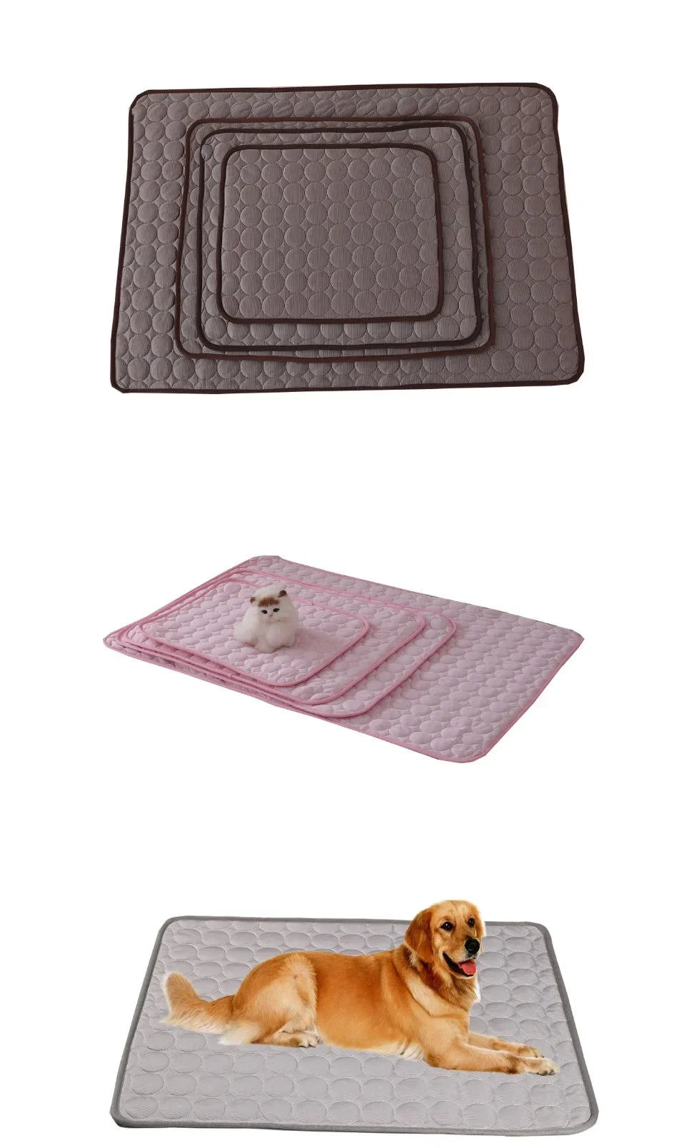 Dog Cooling Mat for All Breeds | Summer Pet Cold Bed
