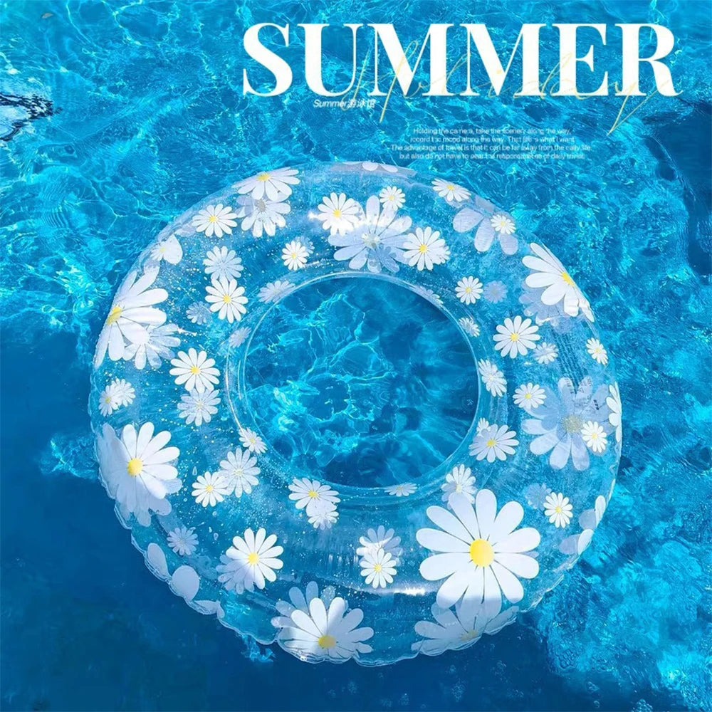 Adult Inflatable Pool Floats | Thickened Swim Rings for Summer Fun