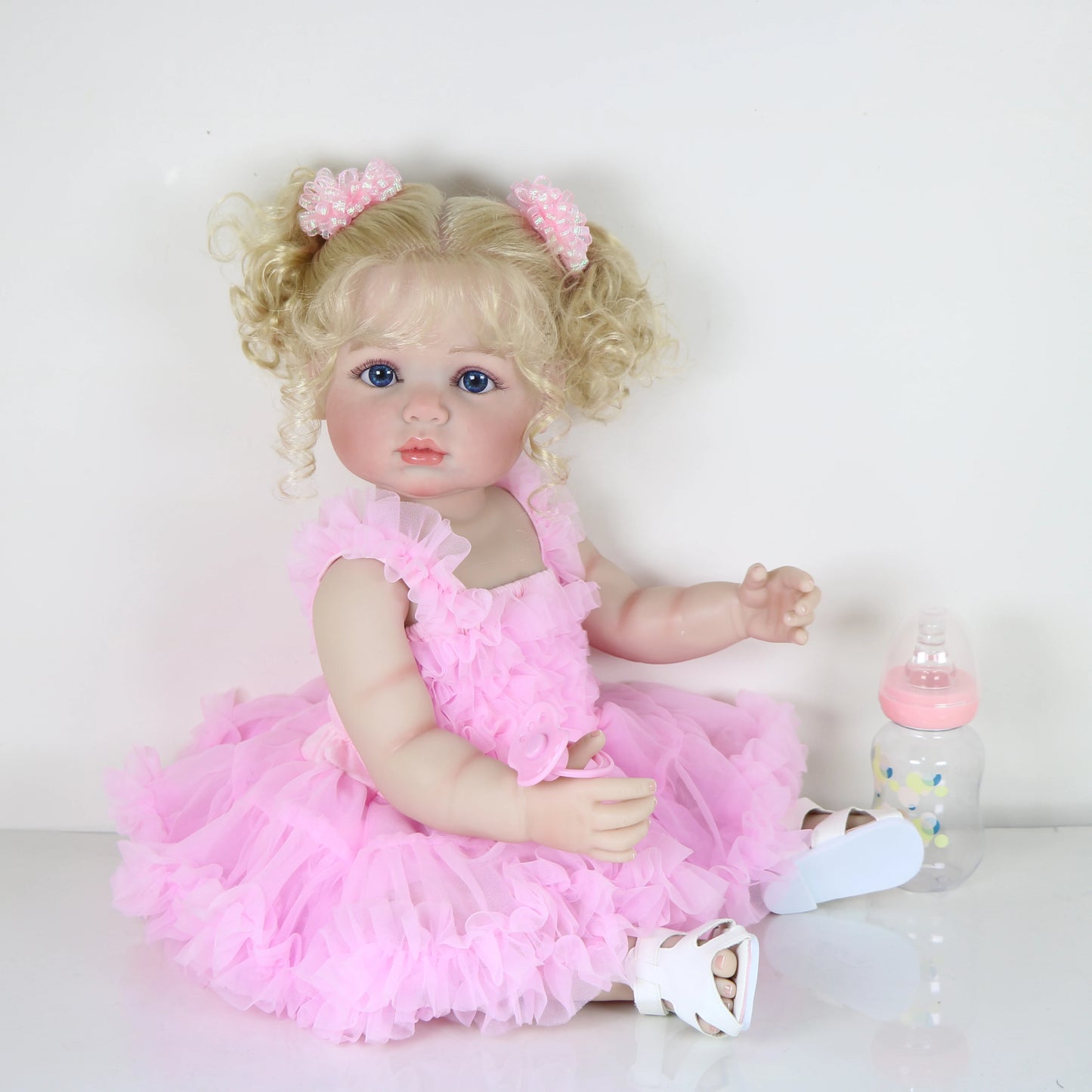 22" Realistic Reborn Baby Doll with Princess Outfit & Accessories