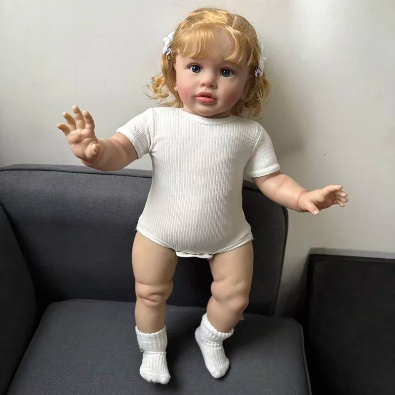 25 Inch Handmade Lifelike Reborn Toddler Girl Doll | Realistic & Cuddly