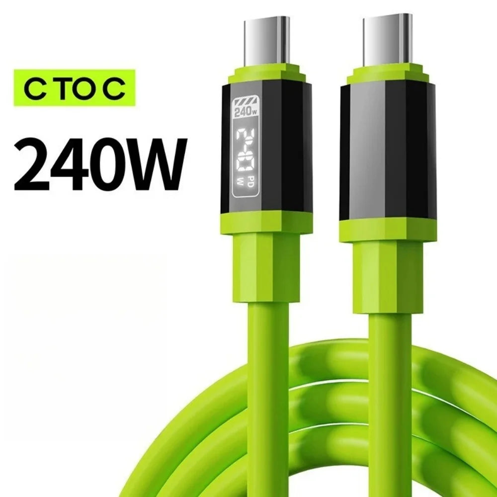 240W USB-C Super Fast Charging Cable | Quick Charge Cord