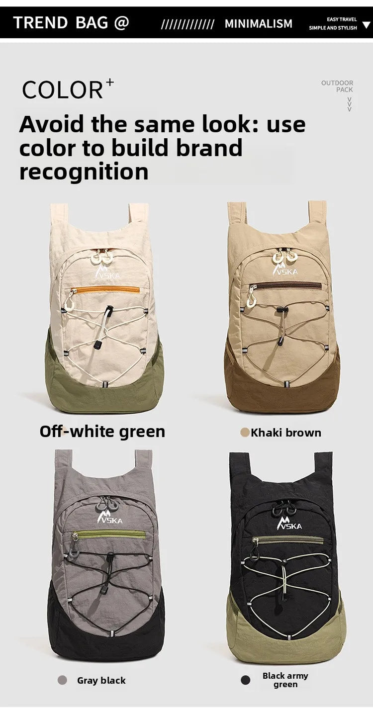 Lightweight Waterproof Unisex Backpack for Hiking and Travel