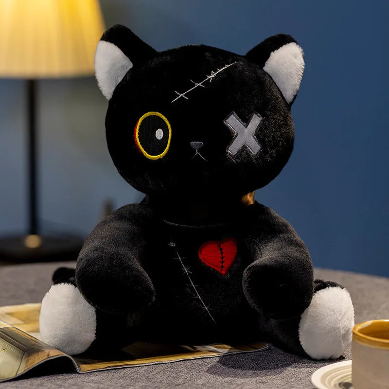 25cm Gothic Lolita Mood Cat Plush Toy | Cute Stuffed Animal Gift