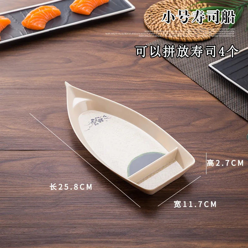 Creative Japanese Cuisine Plastic Dish | Sushi & Sashimi Tray